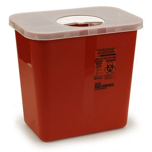 2 gal. Sage Biohazard Container
