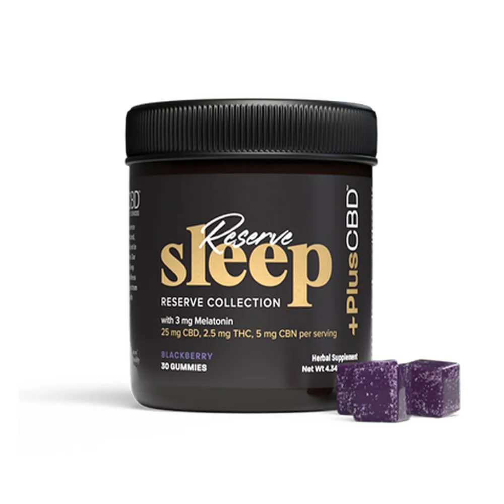 +PlusCBD™ Reserve Collection Sleep Gummies 25mg CBD 2.5mg THC 5mg CBN 30ct