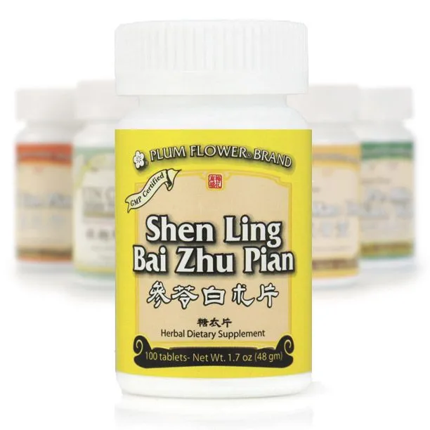 Mayway Plum Flower Shen Ling Bai Zhu Pian - 100 Count