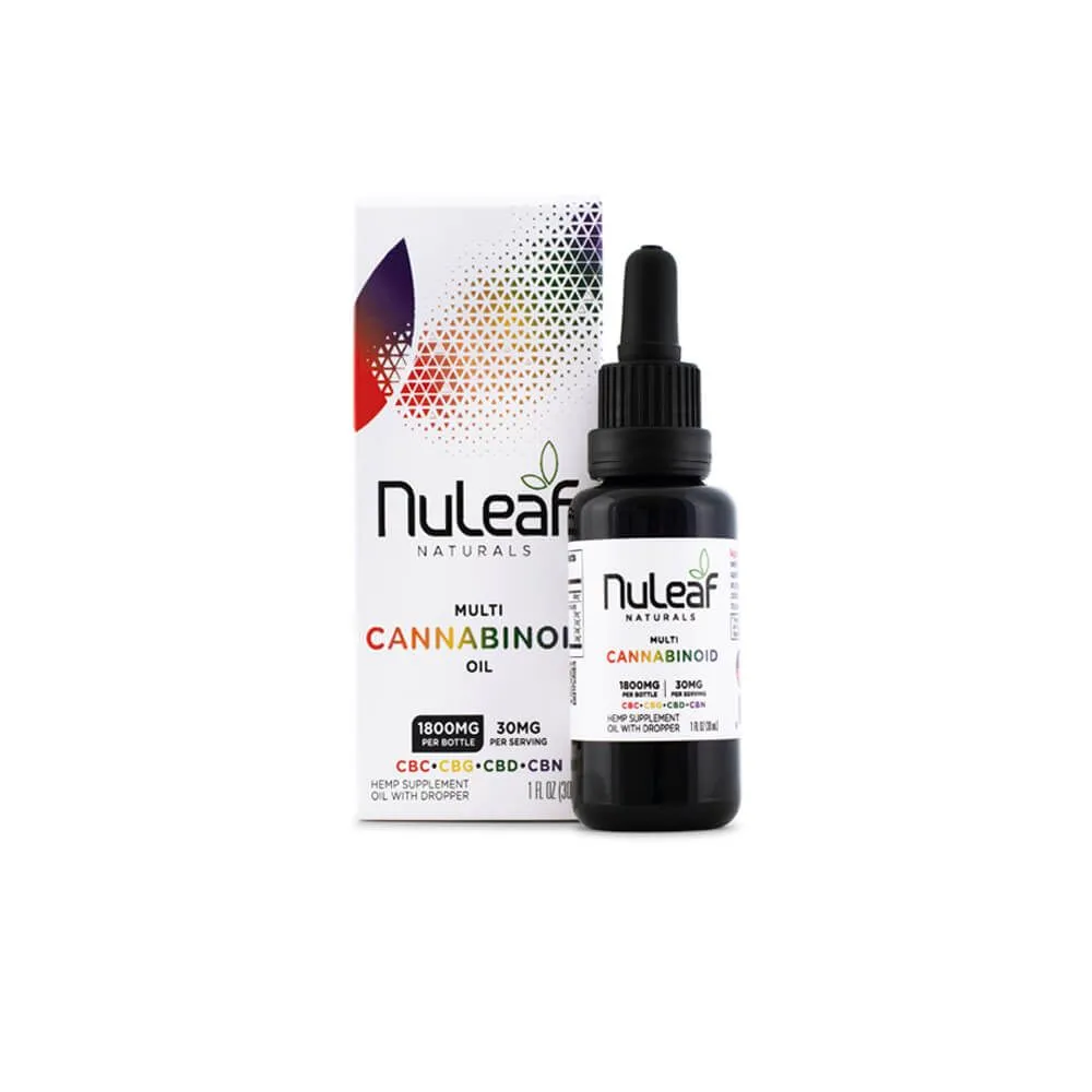 NuLeaf Naturals Multi-Cannabinoid Tincture 900MG (15ml)
