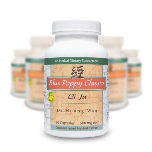 Blue Poppy Classics Qi Ju Di Huang Wan - 120 Capsules