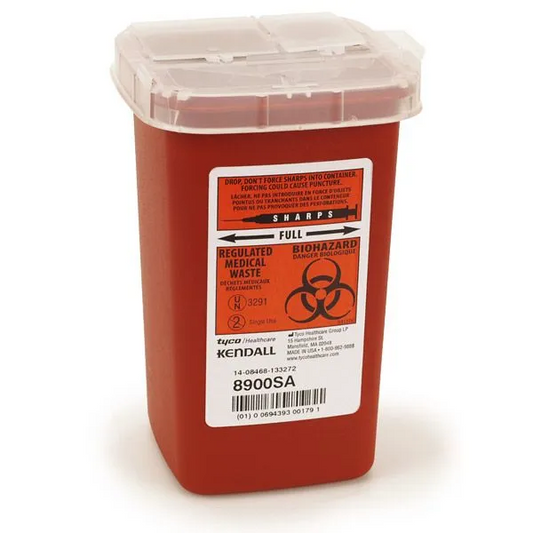 1 Quart Sage Biohazard Container