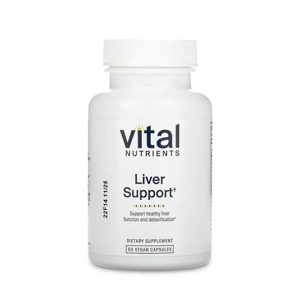 Vital Nutrients Liver Support - 60 Capsules