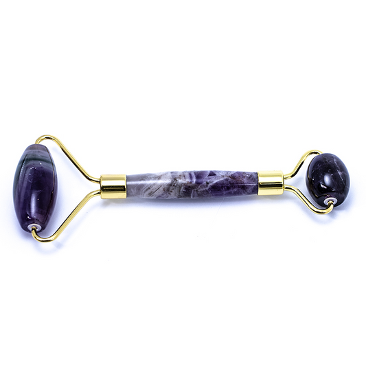 Dual Amethyst Jade Roller