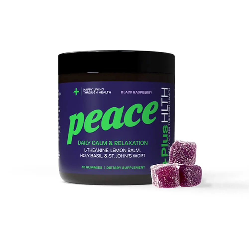+PlusHLTH Peace Gummies - 30 gummies