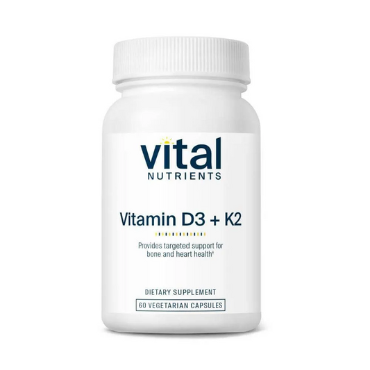 Vital Nutrients Vitamin D3 + K2 - 60 Capsules