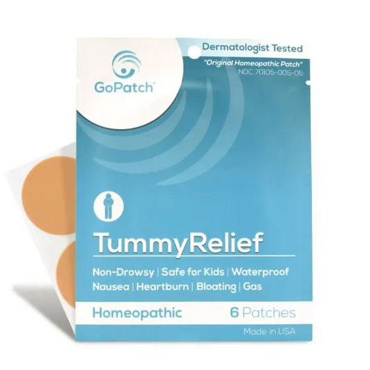 GoPatch Tummy Relief Homeopathic Patch Pack of 6