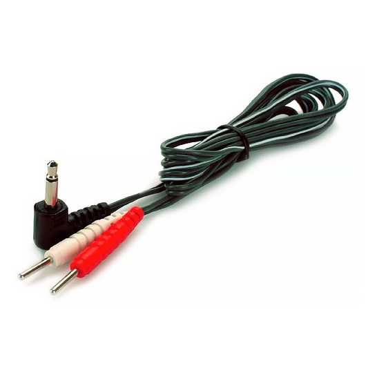 TENS Lead Wire, 3.5mm jack, 48" long, 2mm push pins
