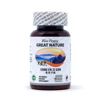 Blue Poppy Great Nature Classics Cang Er Zi San - 90 Caplets