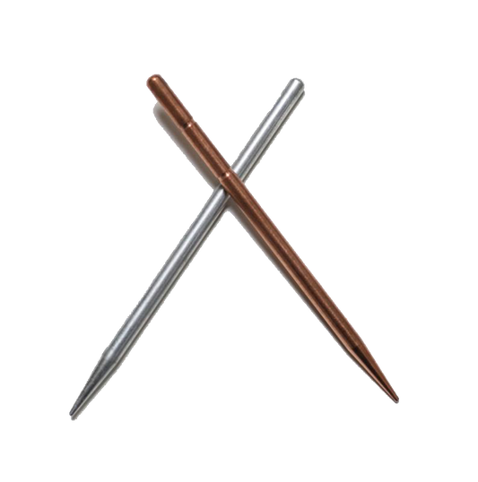 JAPANESE MERIDIAN THERAPY TOOLS - Zinc-Copper Teishin Set