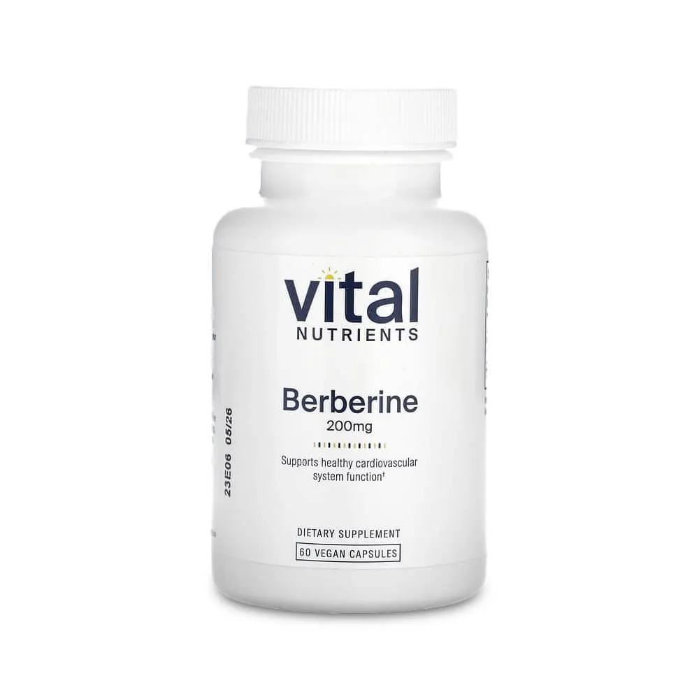 Vital Nutrients Berberine 200mg - 60 Capsules