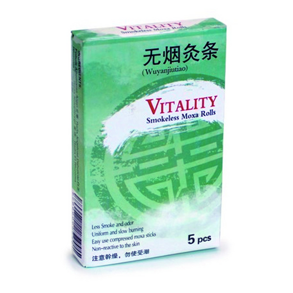 Vitality Brand Smokeless Moxa, 5/box