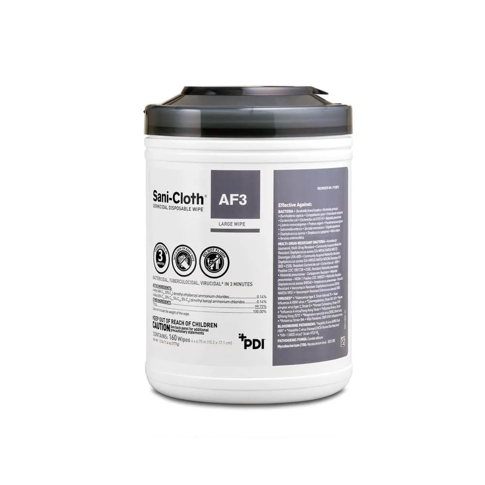 PDI® Sani-Cloth AF3 Alcohol-Free Germicidal Wipes
