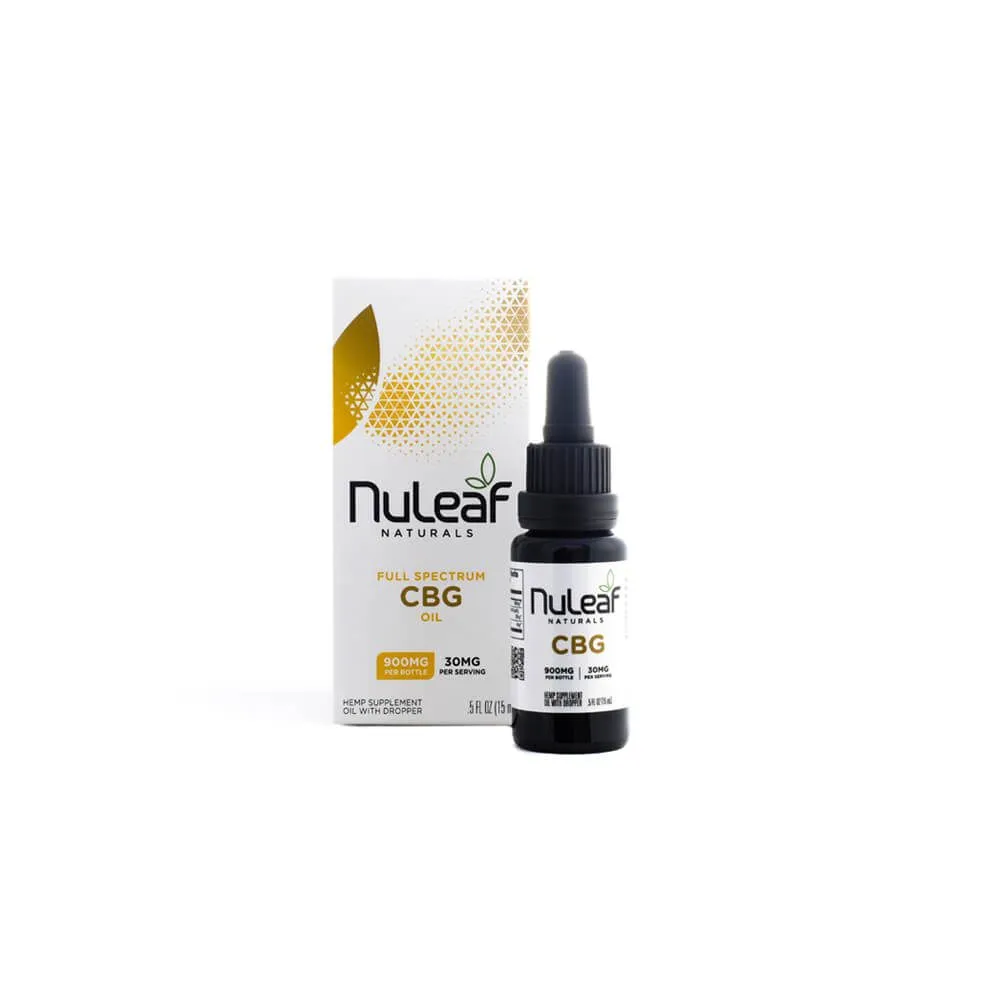 NuLeaf Naturals CBG Tincture 900mg CBG (15ml)