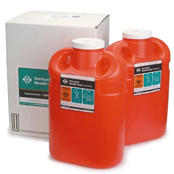 2 Gallon Stericycle® Biohazard by Mail 2-pack
