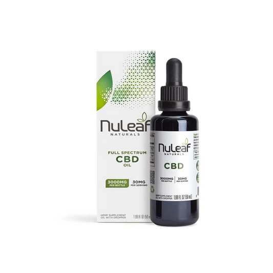 NuLeaf Naturals CBD Tincture 3000mg CBD (50ml)