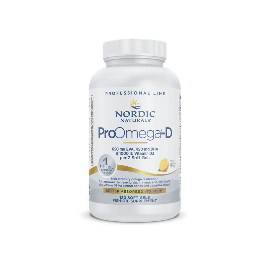 Nordic Naturals Pro Omega®-D Lemon Gels