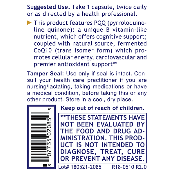 PQQ Complex, 60 cap - Image 3