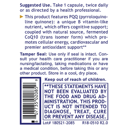 PQQ Complex, 60 cap - Image 3