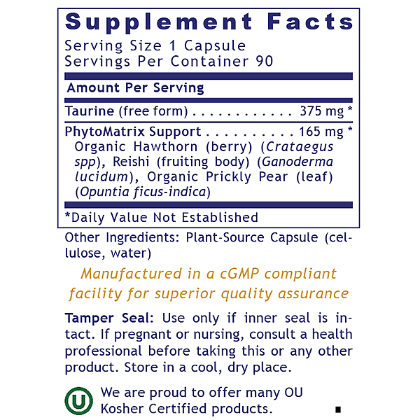 Taurine Blend, 90 caps - Image 2