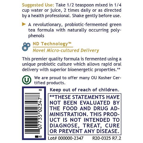 Green Tea-ND, 8 fl oz - Image 3
