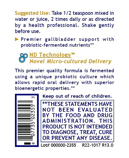 Gallbladder-ND, 8 fl oz - Image 3