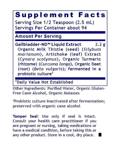 Gallbladder-ND, 8 fl oz - Image 2