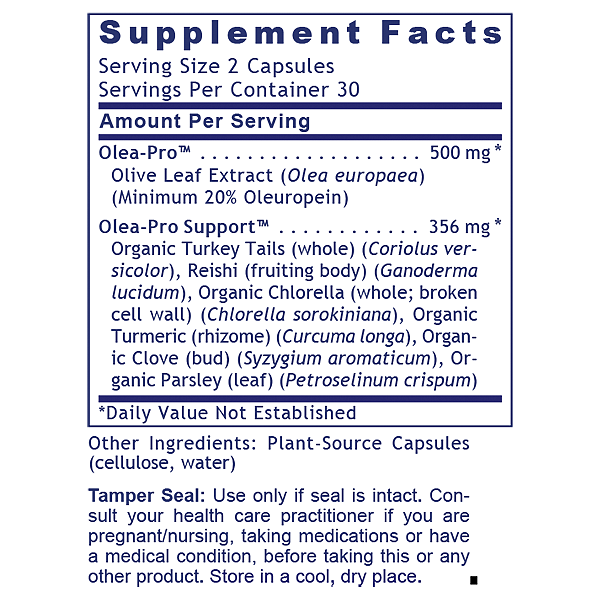 Olive Leaf Immune, 60 caps - Image 2