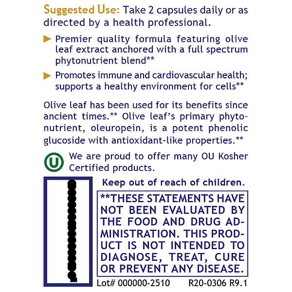 Olive Leaf Immune, 60 caps - Image 3