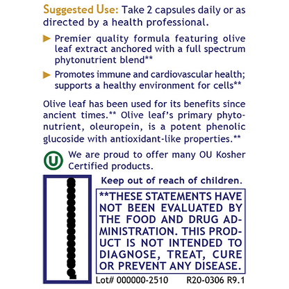 Olive Leaf Immune, 60 caps - Image 3