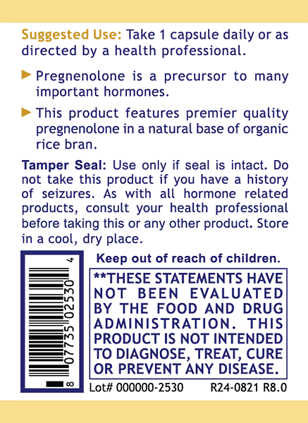 Pregnenolone, 60 caps - Image 5
