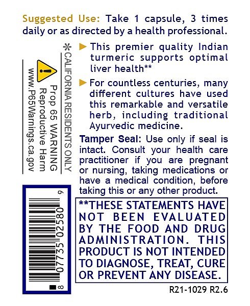 Turmeric, 60 caps - Image 3