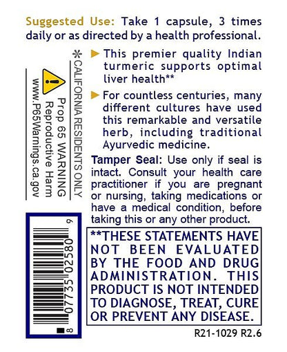 Turmeric, 60 caps - Image 3