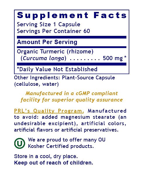 Turmeric, 60 caps - Image 2