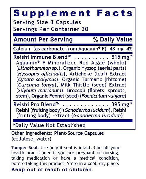 Reishi Immune, 90 caps - Image 2