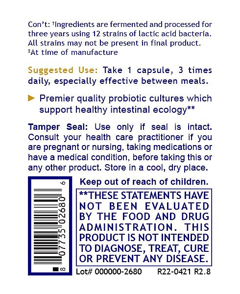 Probiotic Caps, 30 caps - Image 3
