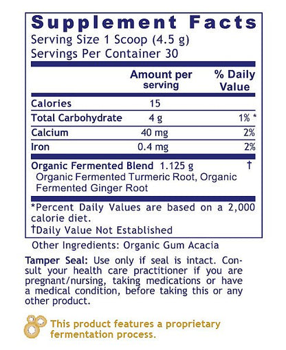 Fermented Turmeric Plus, 4.7 oz powder - Image 2