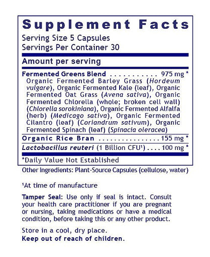 Fermented Greens, 150 caps - Image 2