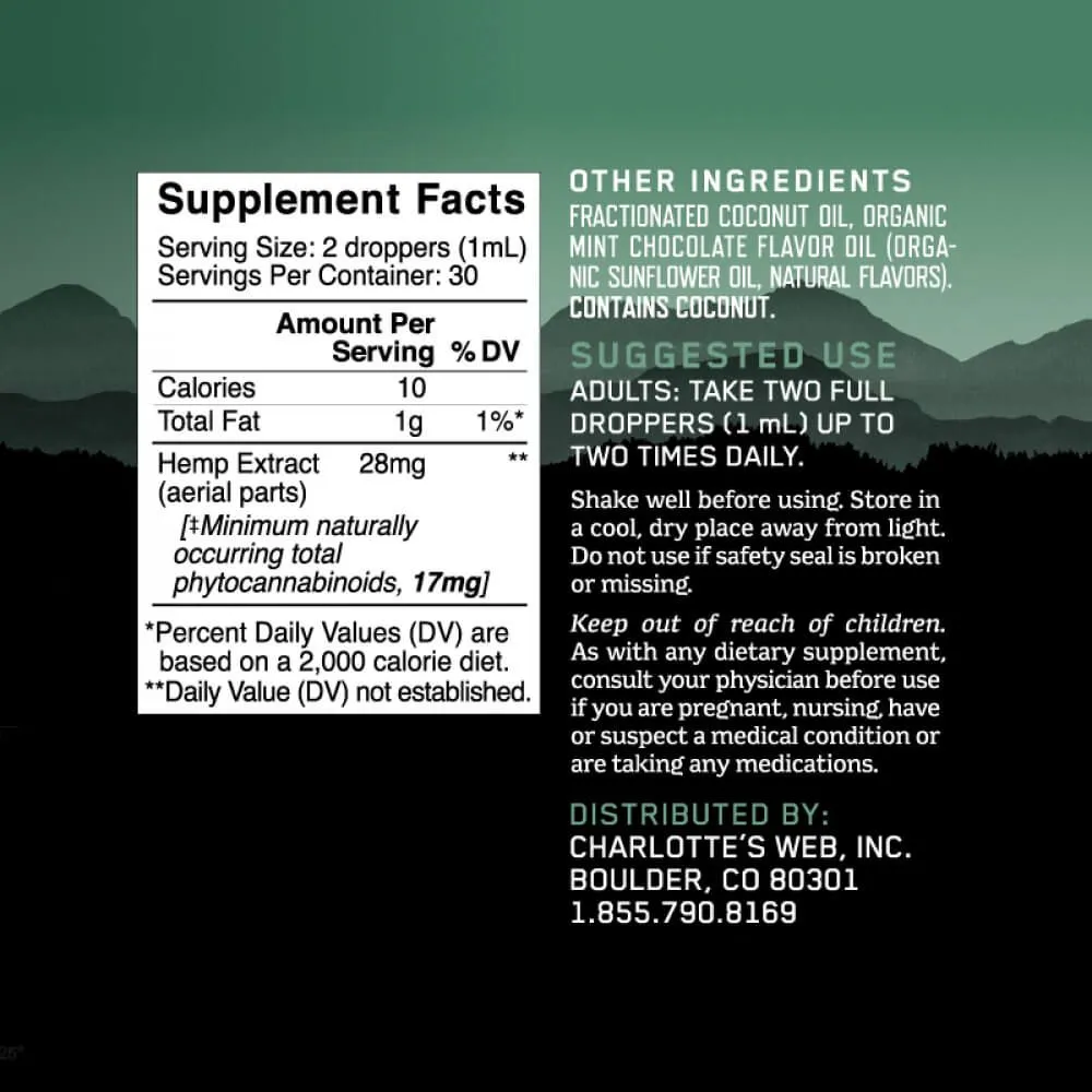 Charlotte's Web™ 17mg/mL CBD Oil