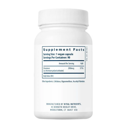 Vital Nutrients Chromium (Polynicotinate)