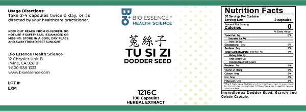 Tu Si Zi Capsules, 100ct
