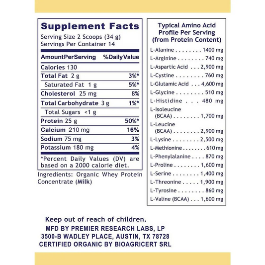 Premier Research Labs Whey Protein