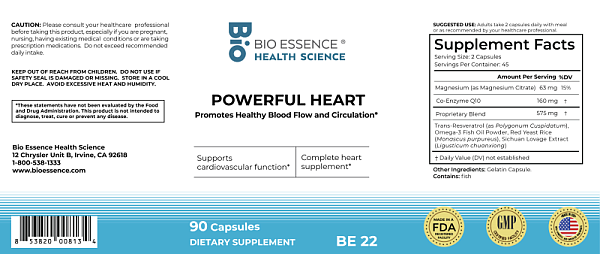 Powerful Heart, 90 caps