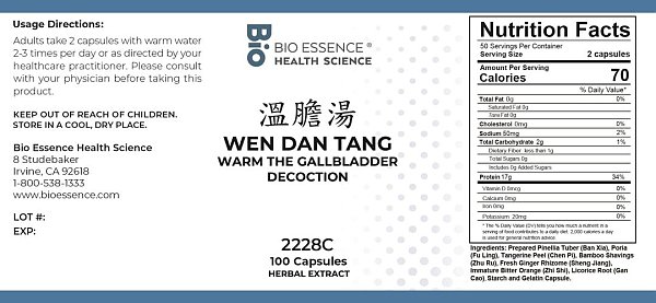 Wen Dan Tang Capsules