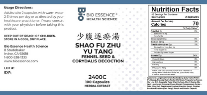 Shao Fu Zhu Yu Tang, 100 Capsules