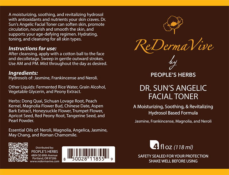 Dr. Sun’s Angelic Facial Toner - 4 fl oz