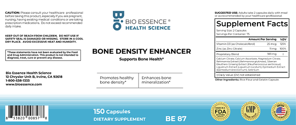 Bone Density Enhancer, 150 caps