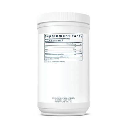 Vital Nutrients Marine Collagen Powder - Wild-Caught Types I + III