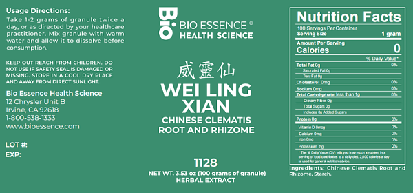 Wei Ling Xian Granules, 100g