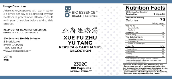 Xue Fu Zhu Yu Tang Capsules